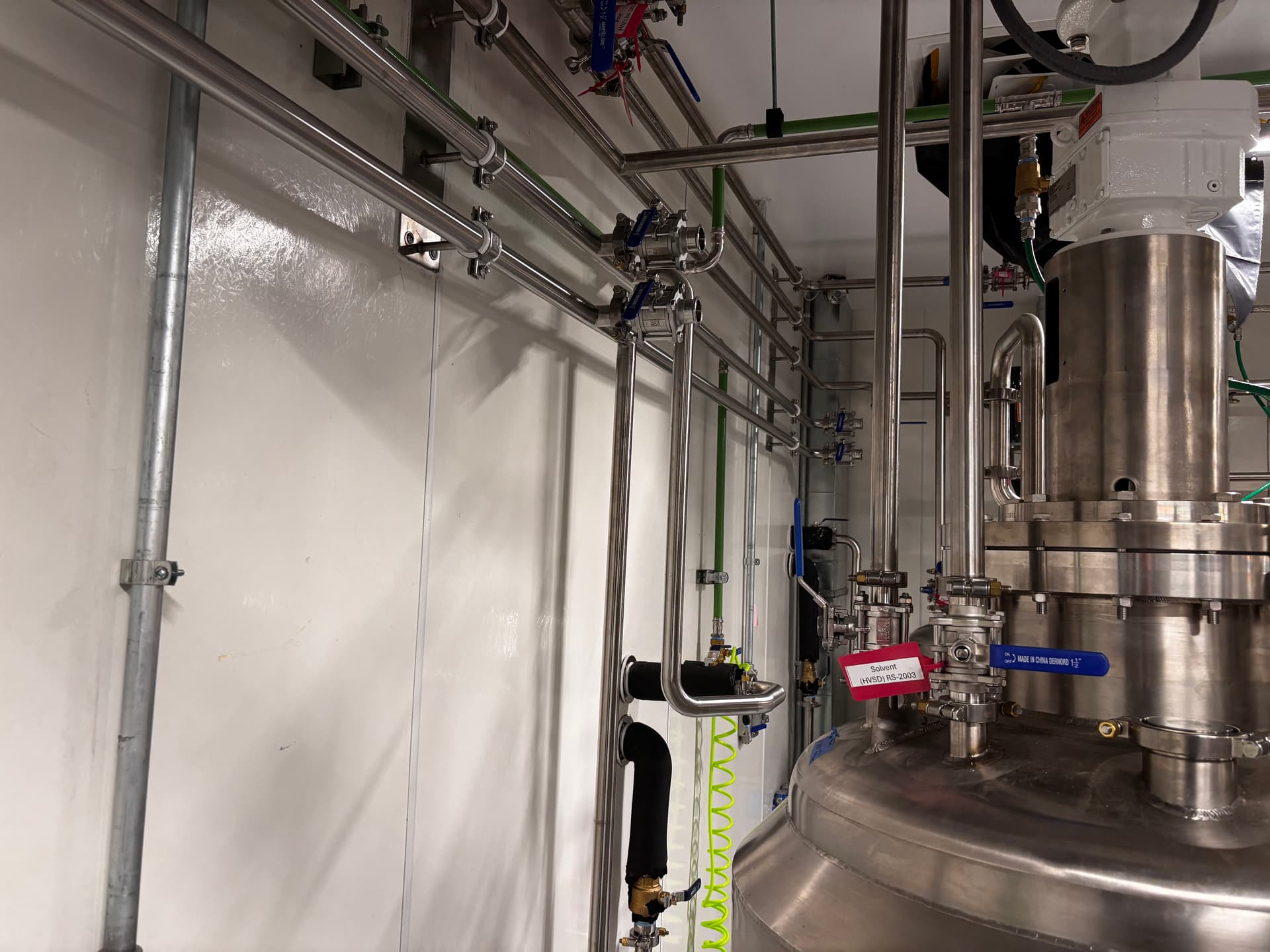Gallery photos for Stainless Chiller Piping, Filter Bag Skid, and Sanitary Manifold System Built Right: Image #4