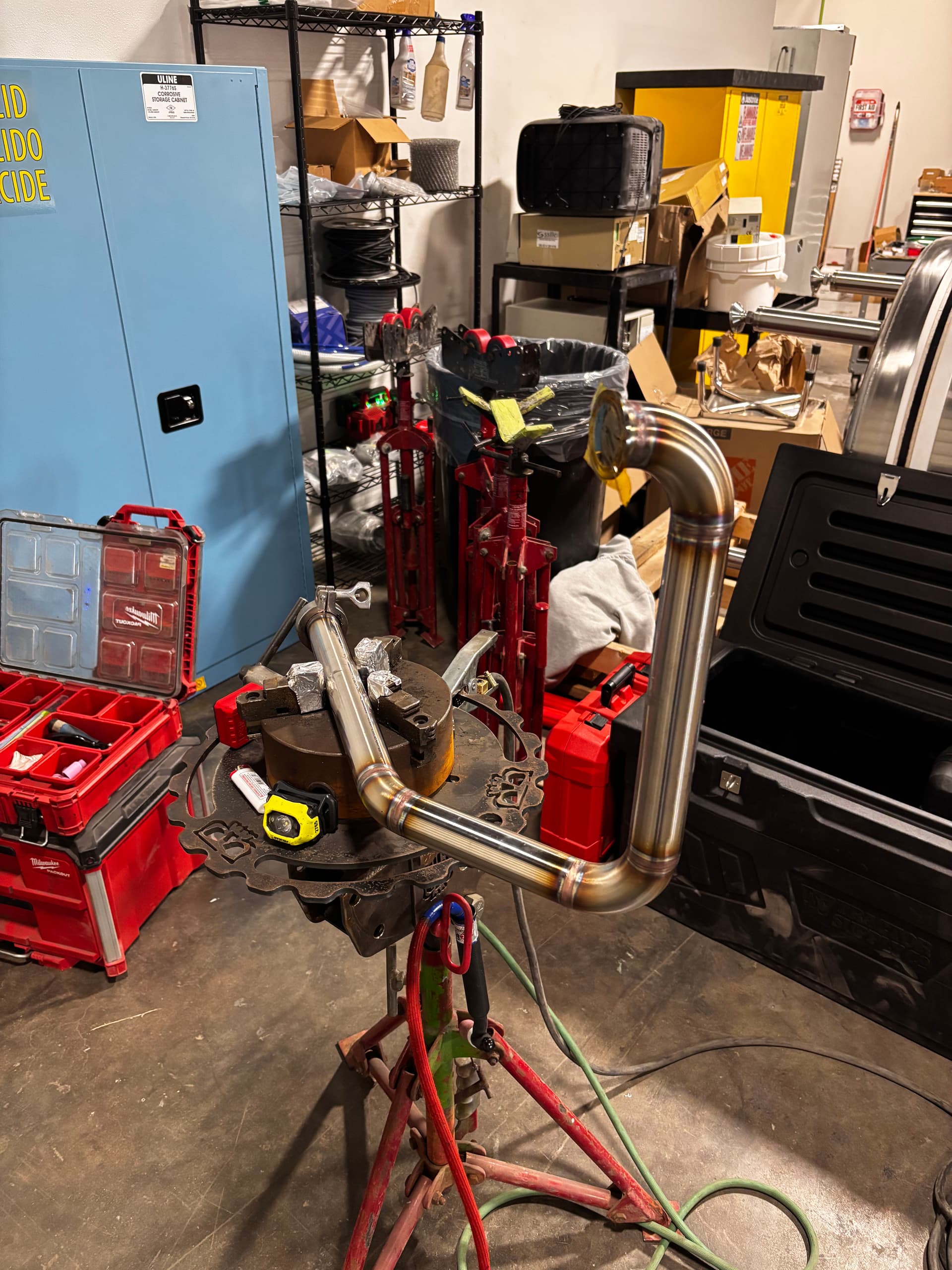Gallery photos for Custom Stainless Pipe Fabrication for a Tight-Fit Solvent Pump in Central Texas: Image #2