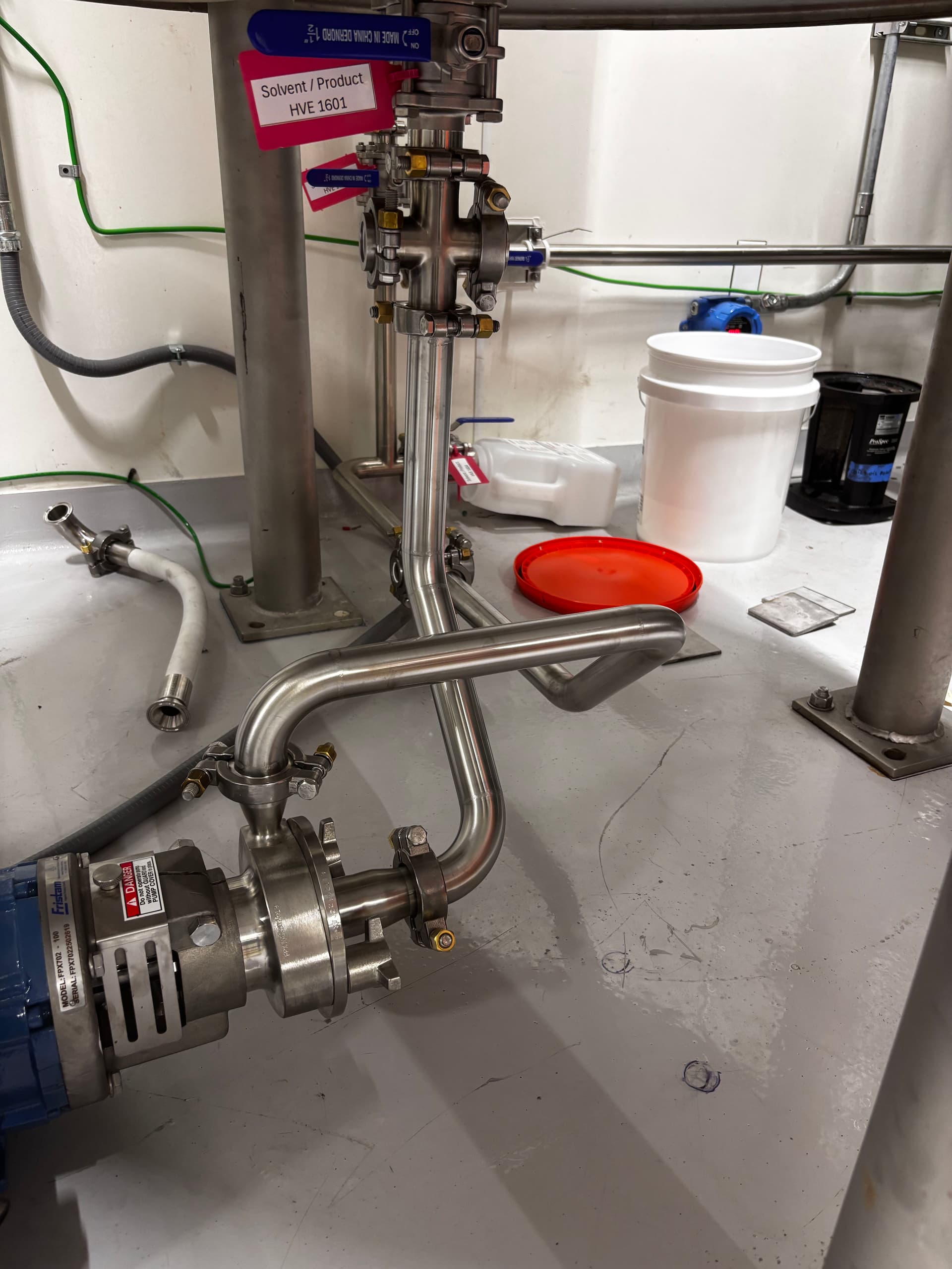 Gallery photos for Custom Stainless Pipe Fabrication for a Tight-Fit Solvent Pump in Central Texas: Image #1